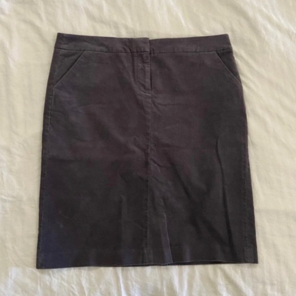 J. crew factory NWT charcoal career/ work skirt size 12